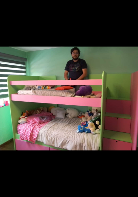 La magia del barnizado en laca automotriz: una innovación en la decoración de literas para niñas